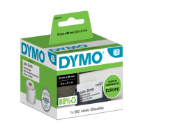Dymo LabelWriter etichette per badge non adesive, 51 x 89 mm (rotolo da 300)