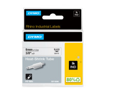Rhino Heat shrink tube 9mm x 1,5m - bianco