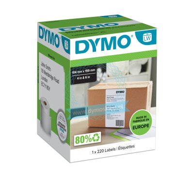Dymo LabelWriter Extra large shipping labels 104 x 159 mm