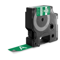 Dymo Rhino etichette industriali in vinile autoadesive  19mm x 5,5m verde