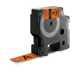 Dymo Rhino etichette industriali in vinile autoadesive 19mm x 5,5m orange