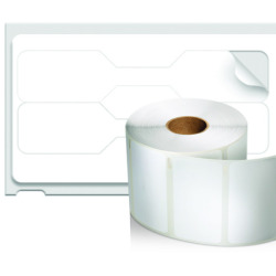 Dymo price labels (so-called jewelry labels) - 54 mm x 11 mm (single 10 x 19 mm)