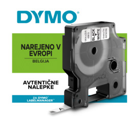 Dymo D1 Standardetiketten, 6mm x 7m black/white