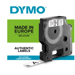 Dymo D1 Standard Labels 12mm x 7m black/white (S0720530)