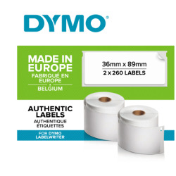 Rotoli etichette  36mm x 89mm - bianco