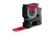 Dymo D1 Standard Labels 19mm x 7m black/red