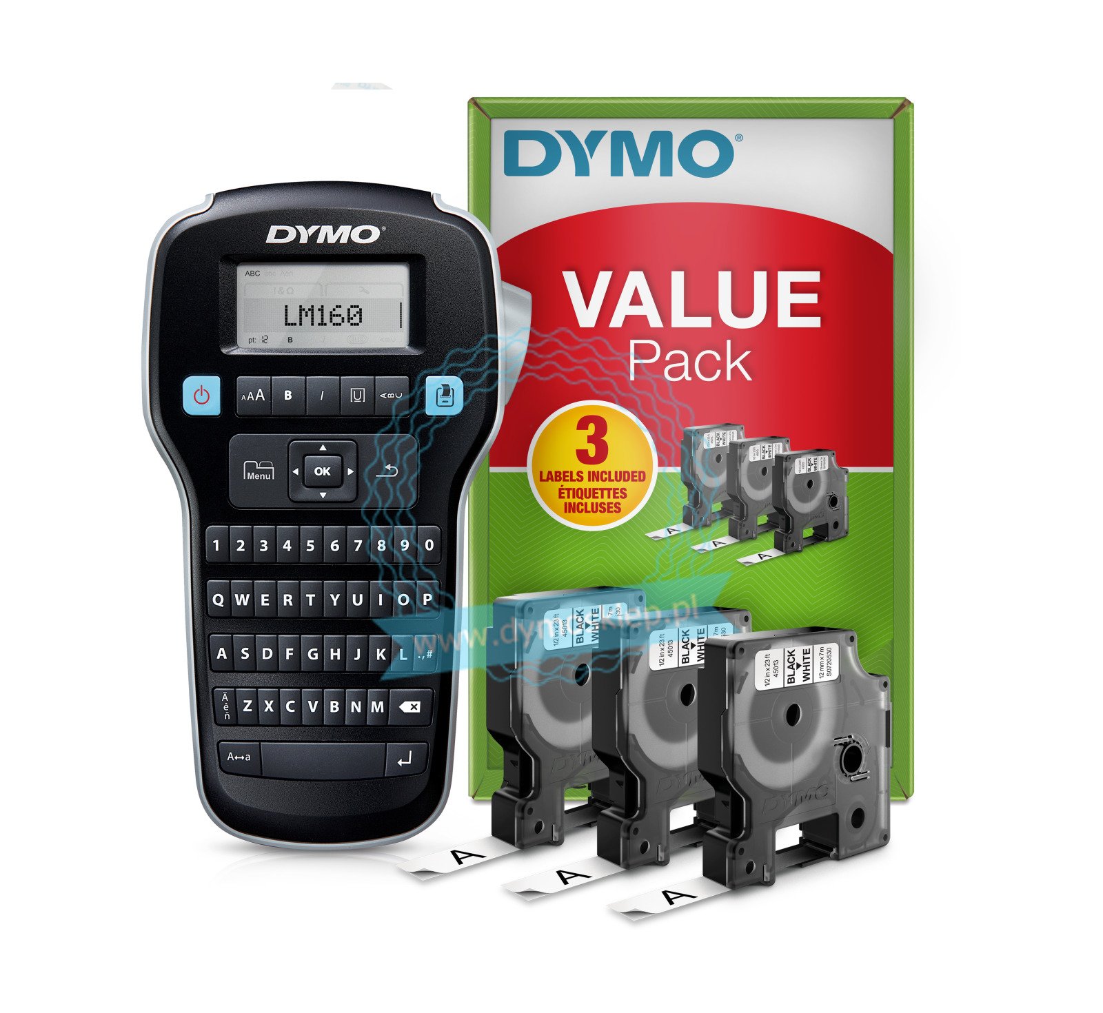 Dymo LabelManager 160 Value Pack Label Printer 2142267