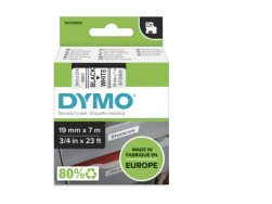Dymo D1 Standard Labels 19mm x 7m black/white