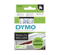 Dymo D1 Standard Labels 19mm x 7m blue/white