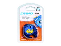 dymo plastic labels 12mm x 4m