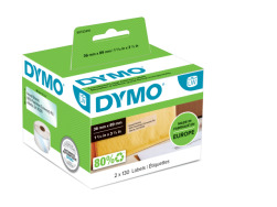 Dymo LabelWriter Large Address Labels 89 x 36mm - transparent